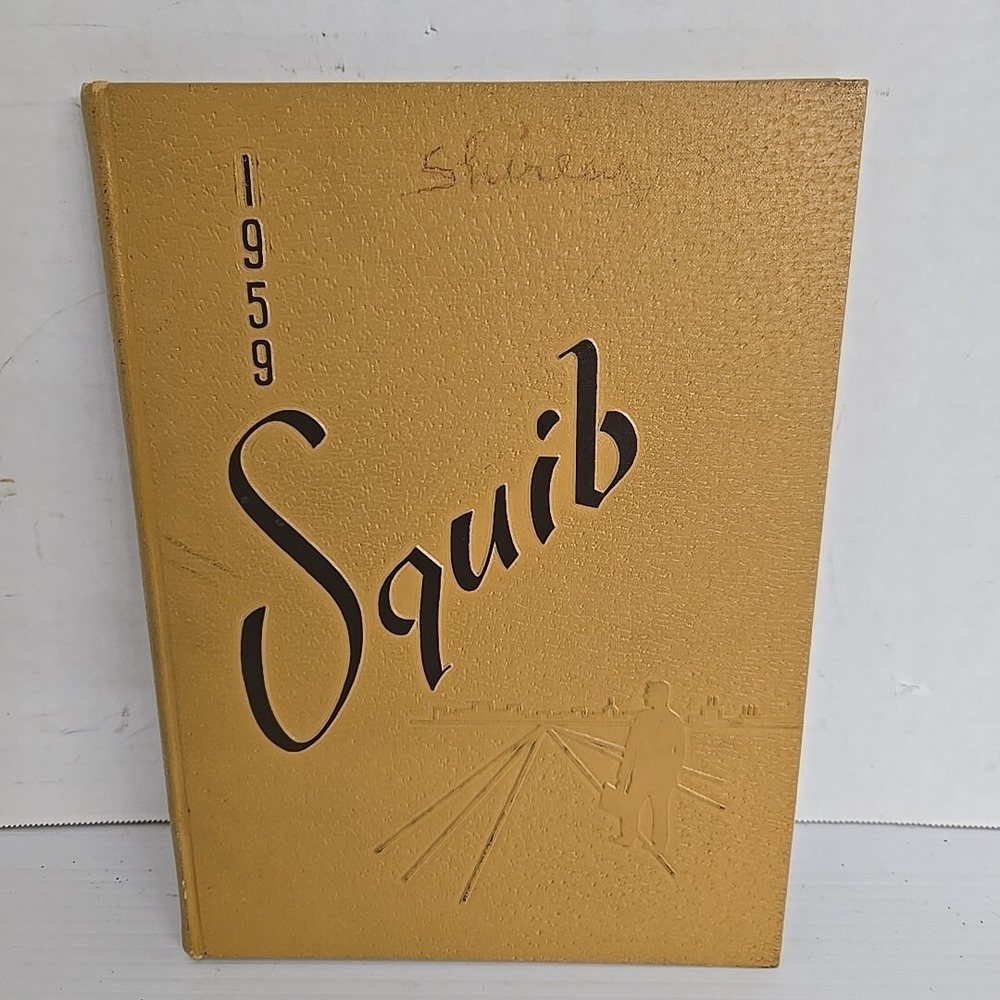 Shelbyville Indiana‎ High School Yearbook "The Squib" 1959 RARE